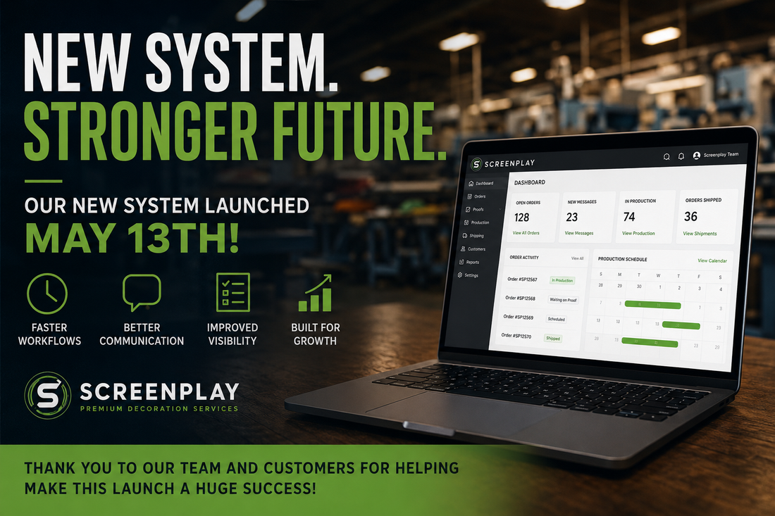 A New Chapter at Screenplay... Our New System Successfully Launched on May 13th