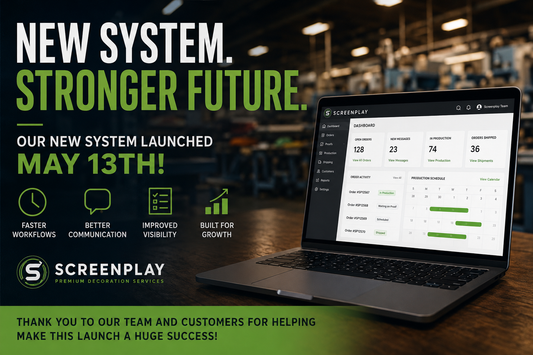 A New Chapter at Screenplay... Our New System Successfully Launched on May 13th