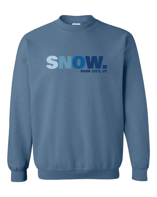 Ombré Snow Crew